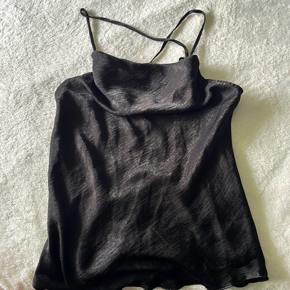 Black tank top
